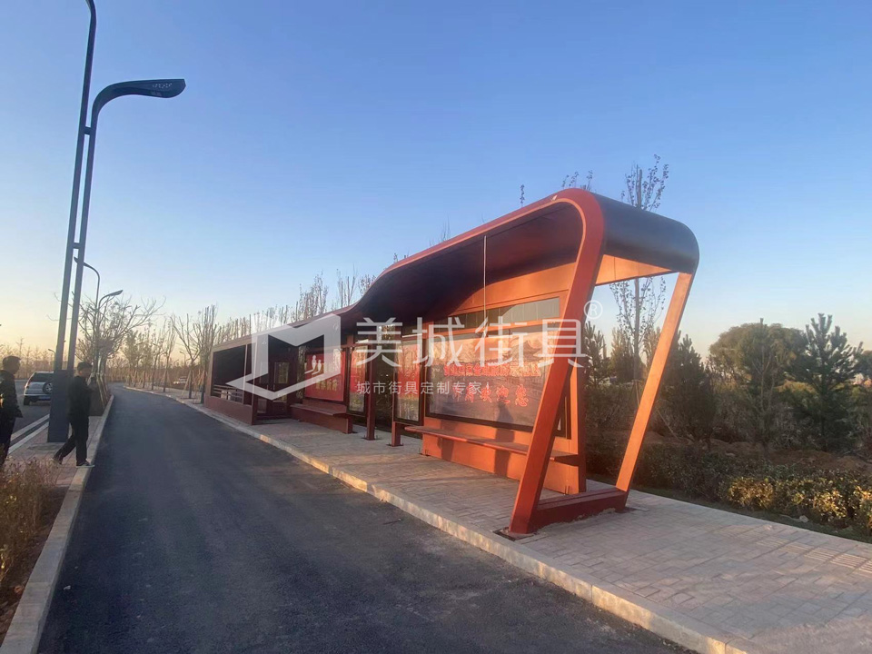 候車亭實景圖 候車亭實景圖